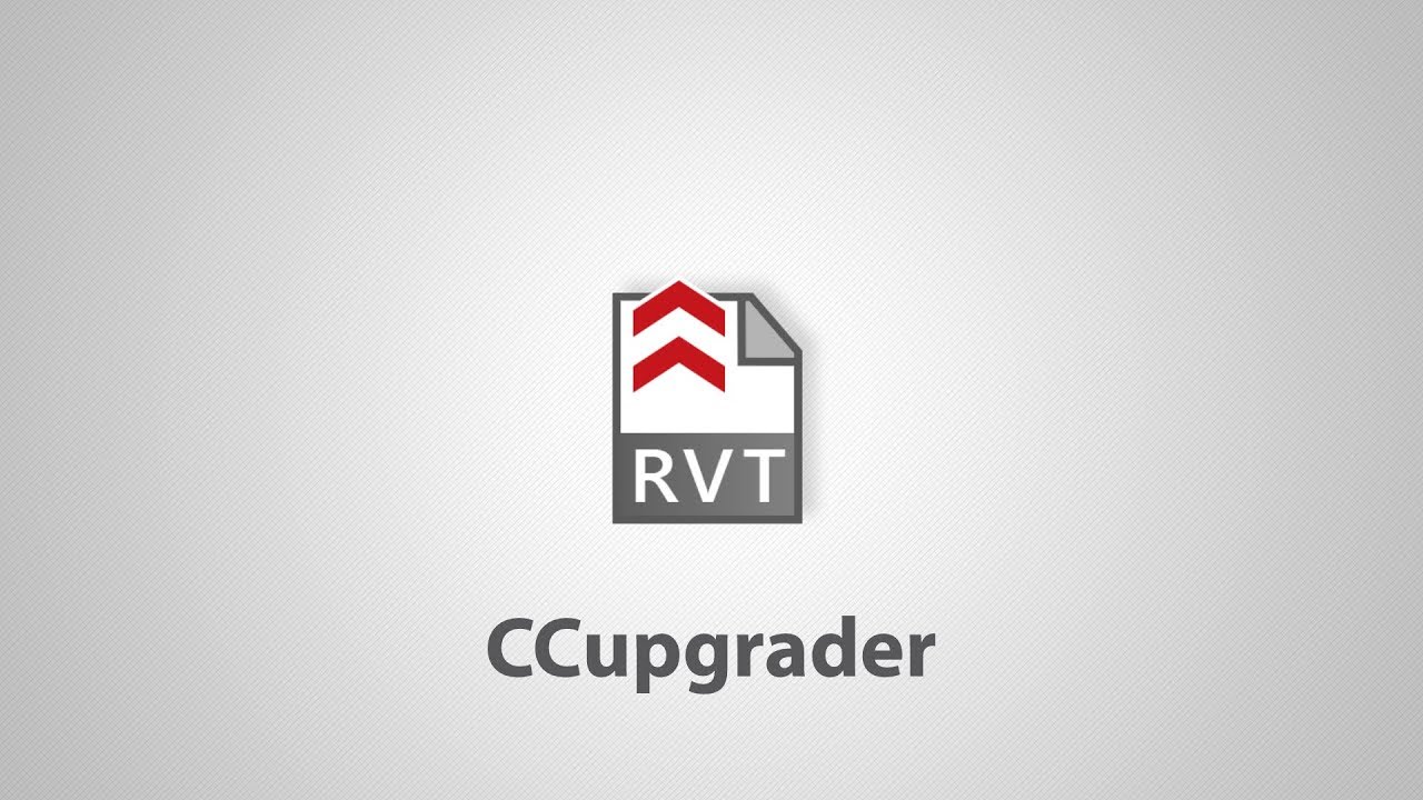 Video CCupgrader, převod knihovny a projektů do novější verze Revitu