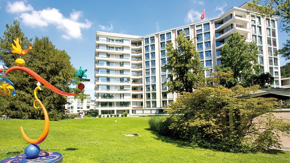 Areálový pohled na BIM model pasportizace nemocnice Kantonsspital Liestal