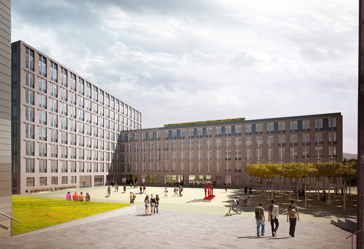 BIM model dostavby budovy Univerzity Jana Evangelisty Purkyně v Ústí nad Labem