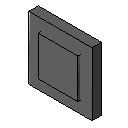 BIM rodina vypínače 230 V ve 3D