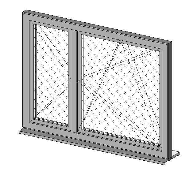 BIM rodina okna pro Autodesk Revit