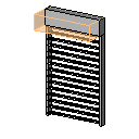 BIM rodina venkovní žaluzie Vekra Komfort pro Autodesk Revit